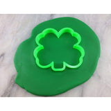 Four Leaf Clover Cookie Cutter Outline - St Pats / July 4th