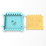 Four Score & Seven Beers Cookie Cutter | Stamp | Stencil #1