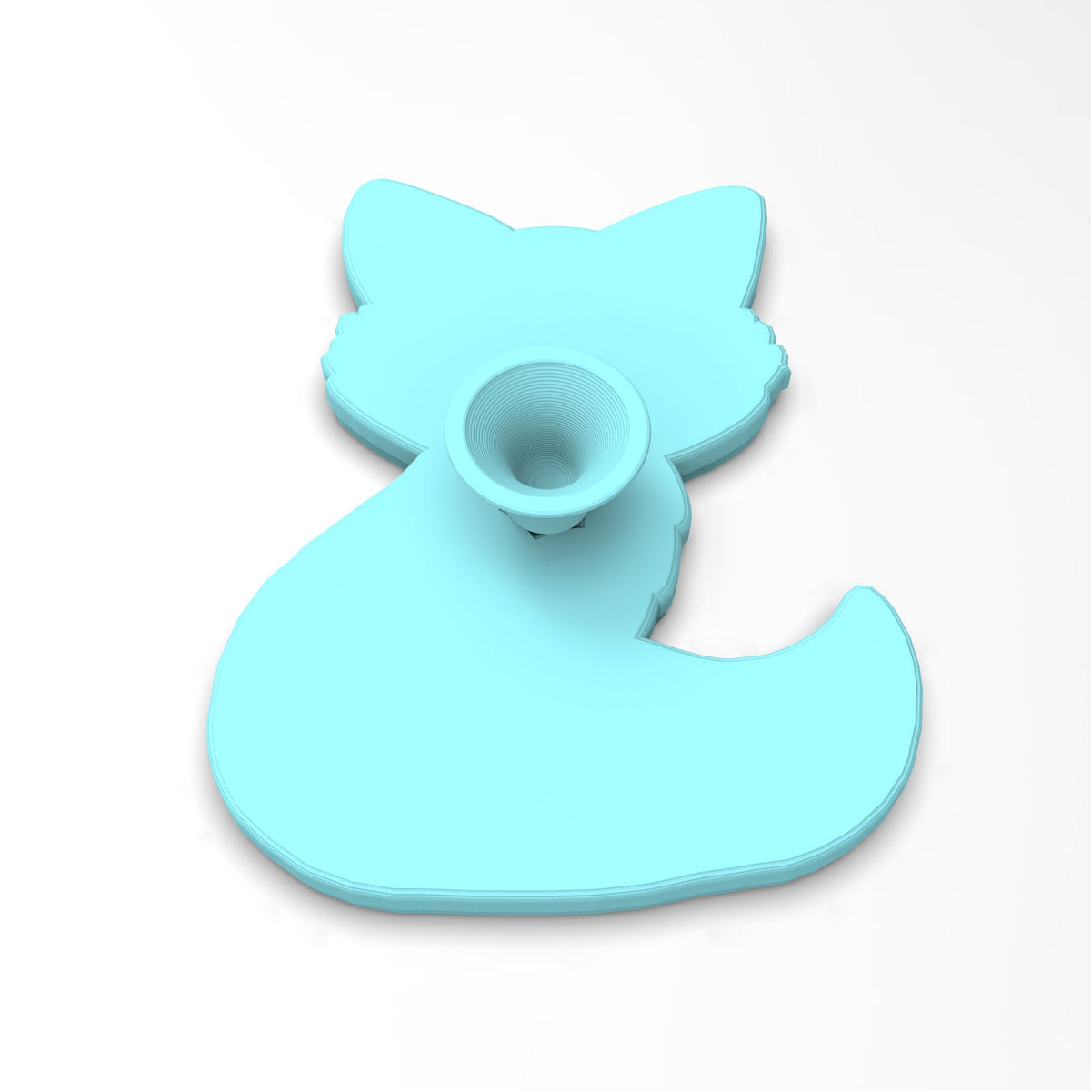 Fox Flowered Cookie Cutter | Stamp | Stencil #1