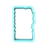 Fra Gee Lay Text Cookie Cutter | Stamp | Stencil #1