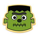 Frankenstein Face Cookie Cutter Outline & Stamp 4