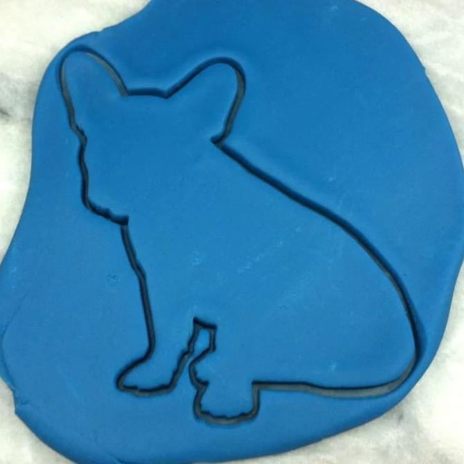 French Bulldog Cookie Cutter Outline #2 Dogs & Cats Cookie Cutter Lady 