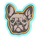 French Bulldog Cookie Cutter | Stamp | Stencil #1 Animals & Dinosaurs Cookie Cutter Lady 