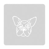 Frenchie Dog Breed Cookie Cutter | Stamp | Stencil #1 Animals & Dinosaurs Cookie Cutter Lady MINI - 2 Inches (5cm) Stencil ONLY 