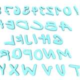 Friendly Font Letter Cookie Stamps Set Letters/ Numbers/ Shapes Cookie Cutter Lady 