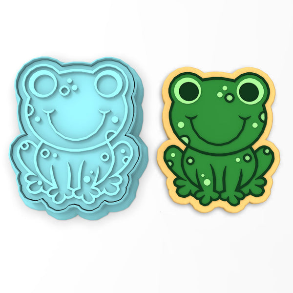 Frog Cookie Cutter | Stamp | Stencil #1
