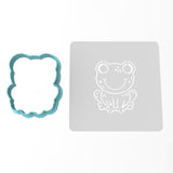 Frog Cookie Cutter | Stamp | Stencil #1