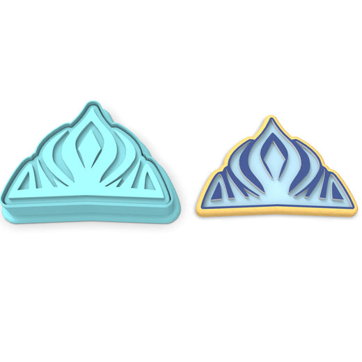 Tiara Cookie Cutter | Stamp | Stencil #1