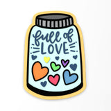 Full of Love Cookie Cutter | Stamp | Stencil #1