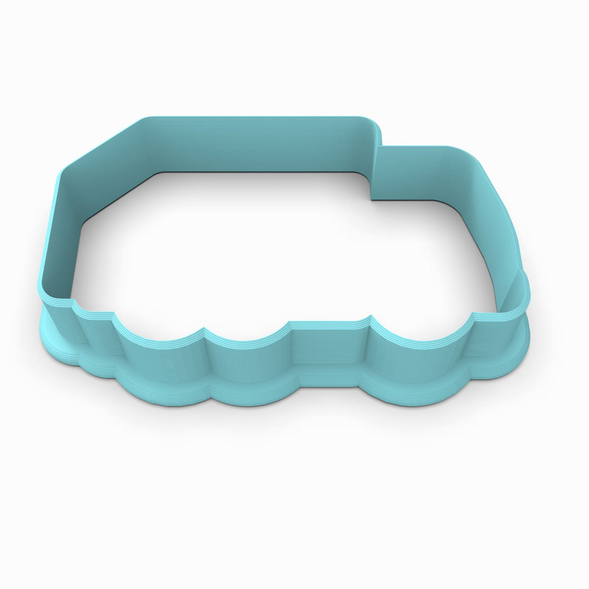 Garbage Truck Cookie Cutter | Stamp | Stencil #1