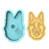 German Shepherd Cookie Cutter | Stamp | Stencil #1 Animals & Dinosaurs Cookie Cutter Lady 