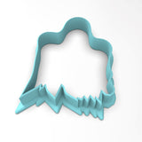 Ghost Cookie Cutter | Stamp | Stencil #1 Halloween / Fall Cookie Cutter Lady 2 Inch Small Cupcake Cutter Only No