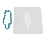 Gift Girl Cookie Cutter | Stamp | Stencil #1
