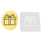 Gift Present Cookie Cutter | Stamp | Stencil #1