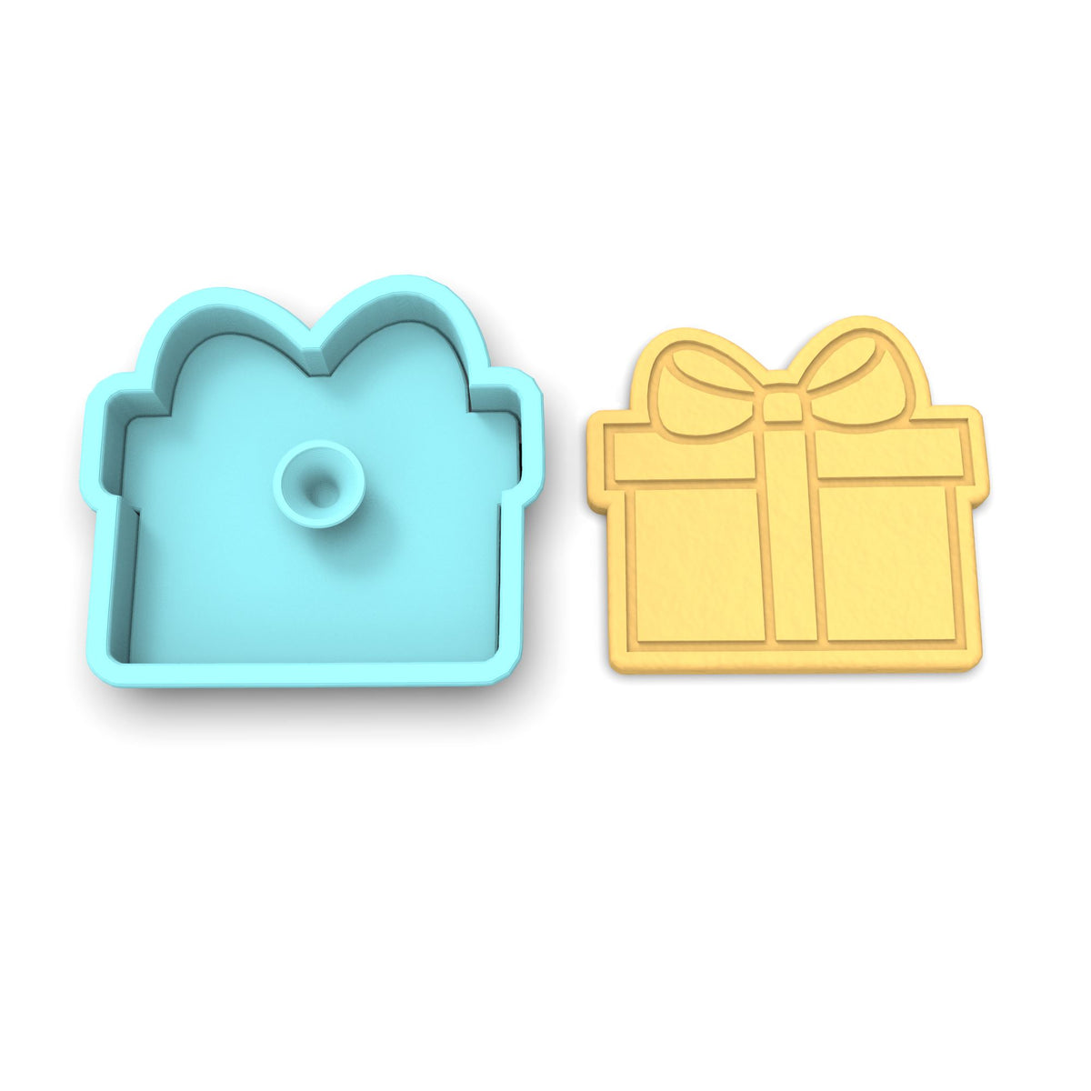 Gift Present Cookie Cutter | Stamp | Stencil #1