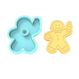 Gingerbread Beer Cookie Cutter | Stamp | Stencil #1