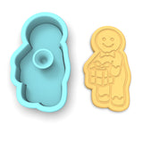 Gingerbread Dick in a Box Cookie Cutter | Stamp | Stencil #1