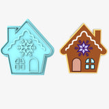 Gingerbread House Cheers Cookie Cutter | Stamp | Stencil #2