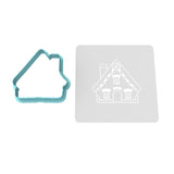Gingerbread House Cookie Cutter + Imprint