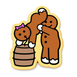 Gingerbread Kegstand Cookie Cutter | Stamp | Stencil #1