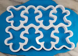 Gingerbread Man 8x Cutter Octuple - Xmas / Winter / NYE