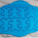 Gingerbread Man 8x Cutter Octuple - Xmas / Winter / NYE