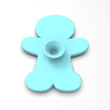 Gingerbread Man Cookie Cutter | Stamp | Stencil #1 Xmas / Winter / NYE Cookie Cutter Lady 2 Inch Small Cupcake Stamp Only No