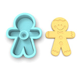 Gingerbread Man Cookie Cutter | Stamp | Stencil #2