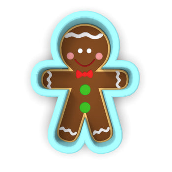 Gingerbread Man Cookie Cutter | Stamp | Stencil #2