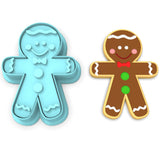 Gingerbread Man Cookie Cutter | Stamp | Stencil #2