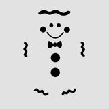 Gingerbread Man Cookie Cutter | Stamp | Stencil #2