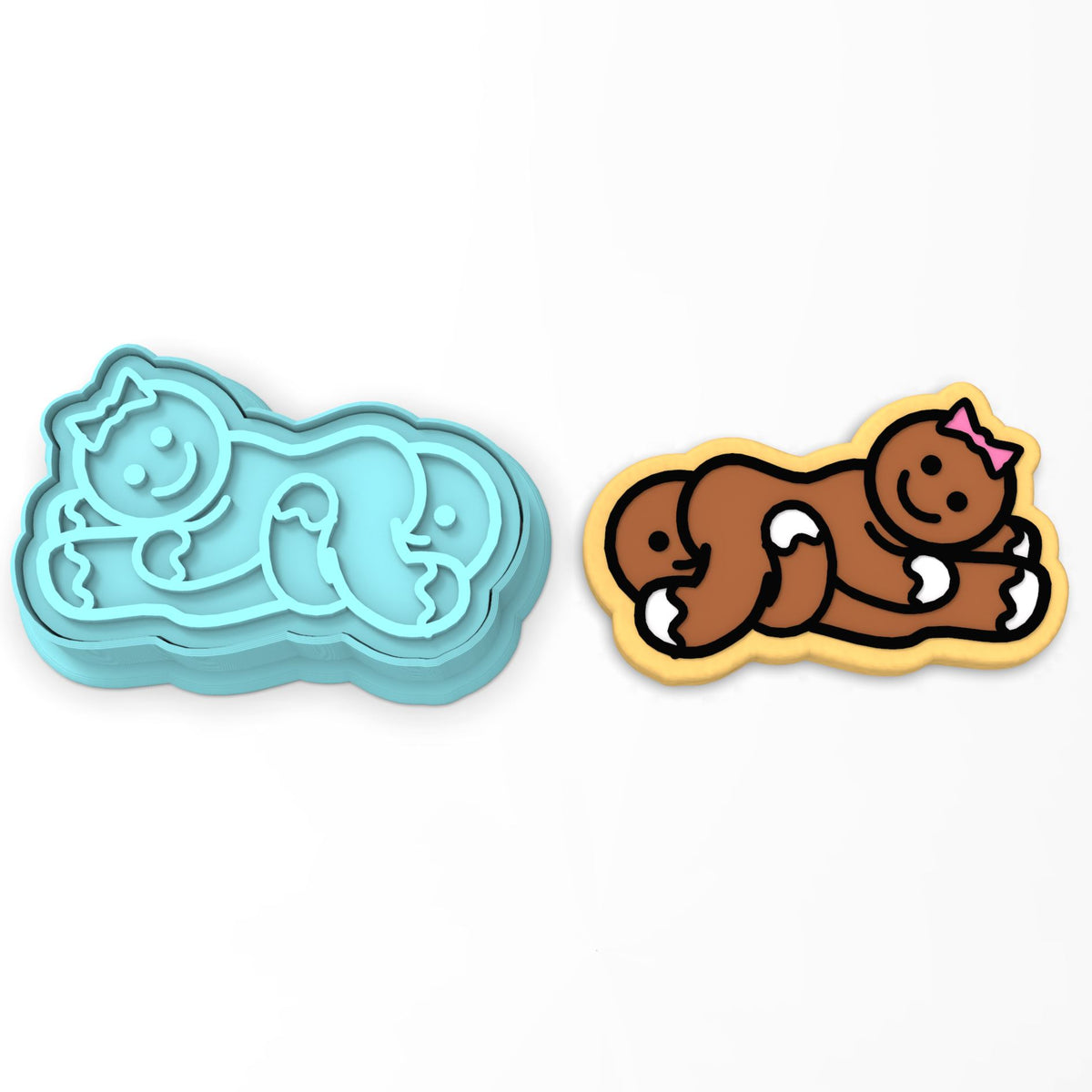 Gingerbread Sex 69 Cookie Cutter | Stamp | Stencil #1