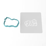 Gingerbread Sex 69 Cookie Cutter | Stamp | Stencil #1 Funny / Adult Cookie Cutter Lady MINI - 2 Inches (5cm) **BUNDLE** Cutter + Stencil 