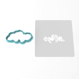 Gingerbread Sex Cunnilingus Cookie Cutter | Stamp | Stencil #2 Funny / Adult Cookie Cutter Lady MINI - 2 Inches (5cm) **BUNDLE** Cutter + Stencil 