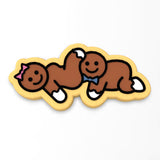 Gingerbread Sex Cunnilingus Cookie Cutter | Stamp | Stencil #2