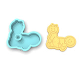Gingerbread Sex Reverse Cowgirl Cookie Cutter | Stamp | Stencil #1