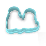 Gingerbread Sex Threesome Cookie Cutter | Stamp | Stencil #5