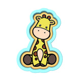 Giraffe Cookie Cutter Stamp & Outline #3