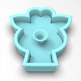 Giraffe Face Cookie Cutter Stamp & Outline #1