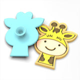 Giraffe Face Cookie Cutter Stamp & Outline #1