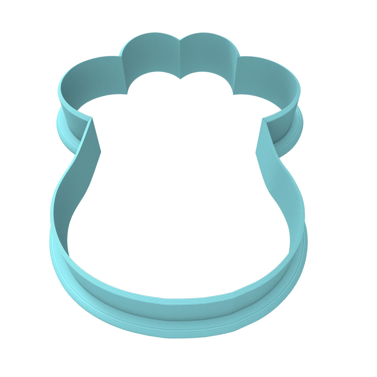 Giraffe Face Cookie Cutter Stamp & Outline #2