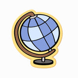 Globe Cookie Cutter | Stamp | Stencil #1