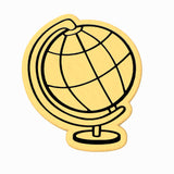 Globe Cookie Cutter | Stamp | Stencil #1