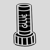 Glue Stick Cookie Cutter | Stamp | Stencil #1