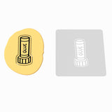 Glue Stick Cookie Cutter | Stamp | Stencil #1