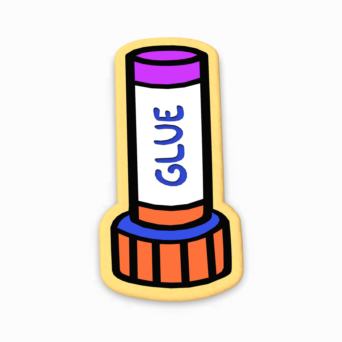 Glue Stick Cookie Cutter | Stamp | Stencil #1