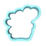 Gnome Balloon Cookie Cutter | Stamp | Stencil #1 Cookie Cutter Lady MINI - 2 Inches (5cm) Cookie Cutter ONLY (Outline) 