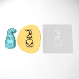 Gnome Cookie Cutter | Stamp | Stencil #1