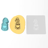 Gnome Cookie Cutter | Stamp | Stencil #3