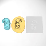 Gnome Cookie Cutter | Stamp | Stencil #4